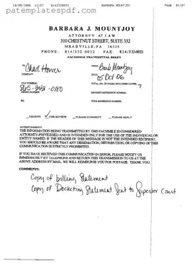 Docketing Statement Civil Pennsylvania PDF Form