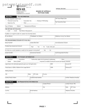 Pennsylvania PDF Form
